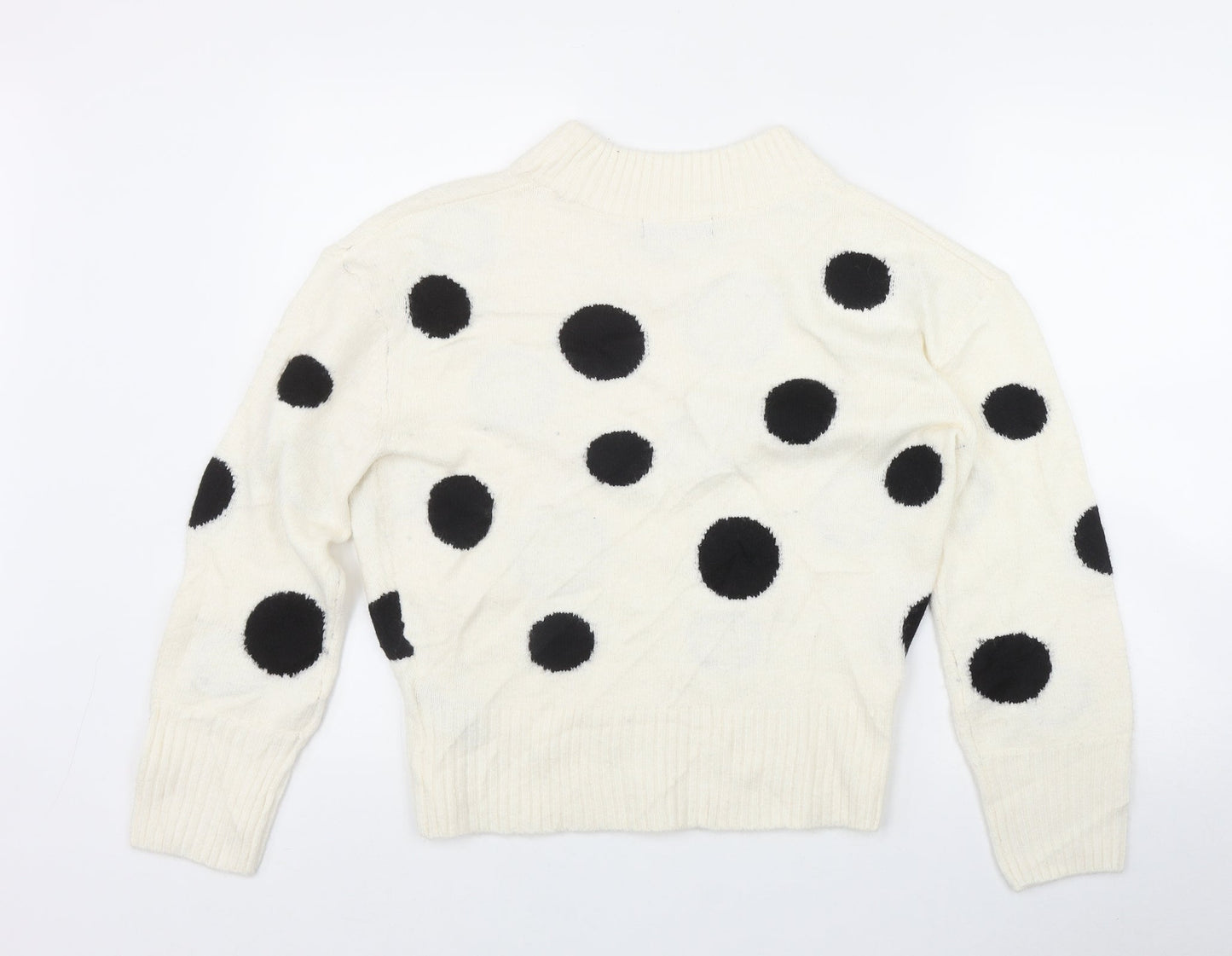 Womens UK Size S Marks and Spencer Ivory Pullover Jumper