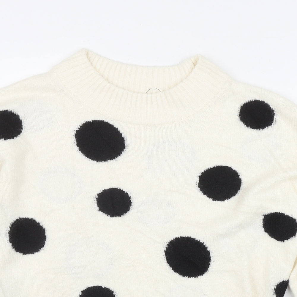 Womens UK Size S Marks and Spencer Ivory Pullover Jumper