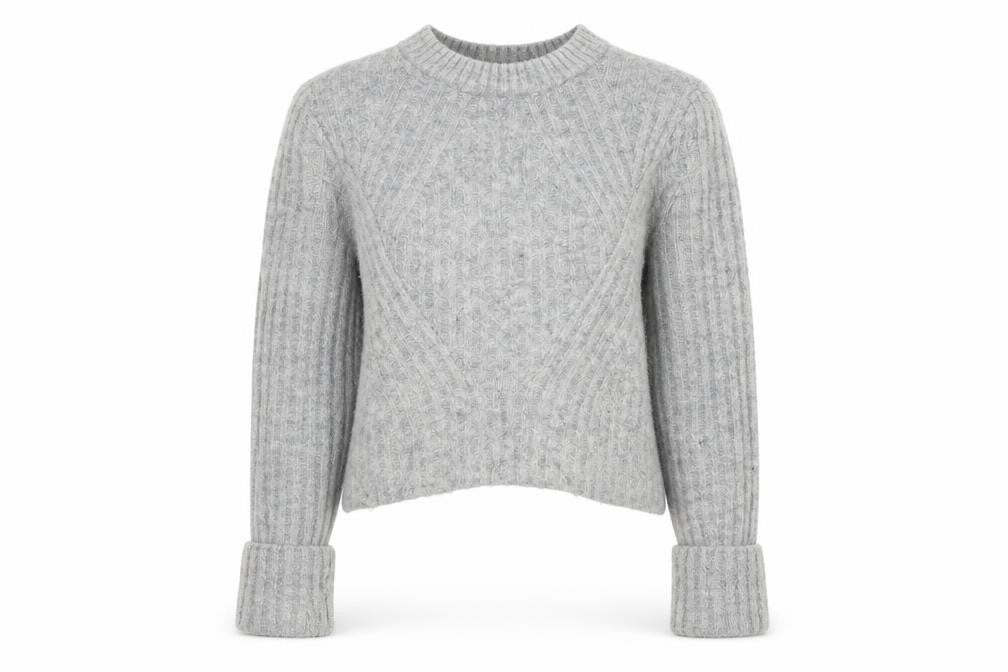 Womens UK Size XS H&M Grey Pullover Jumper