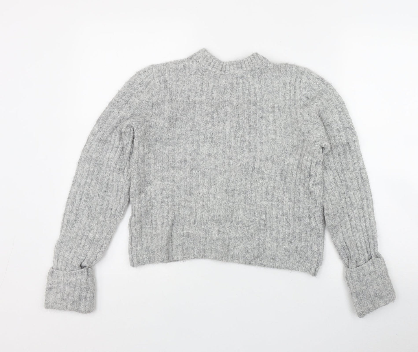 Womens UK Size XS H&M Grey Pullover Jumper