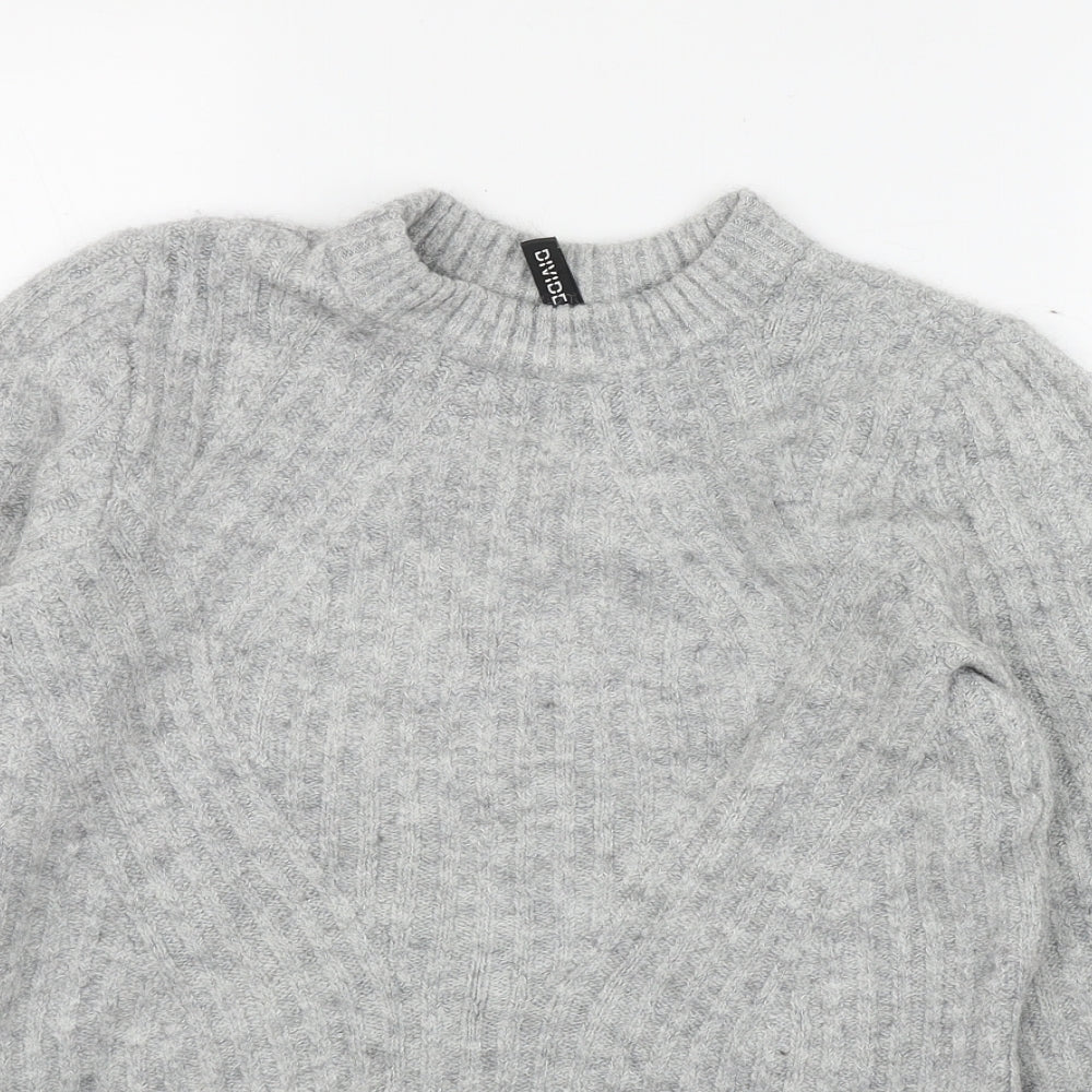 Womens UK Size XS H&M Grey Pullover Jumper