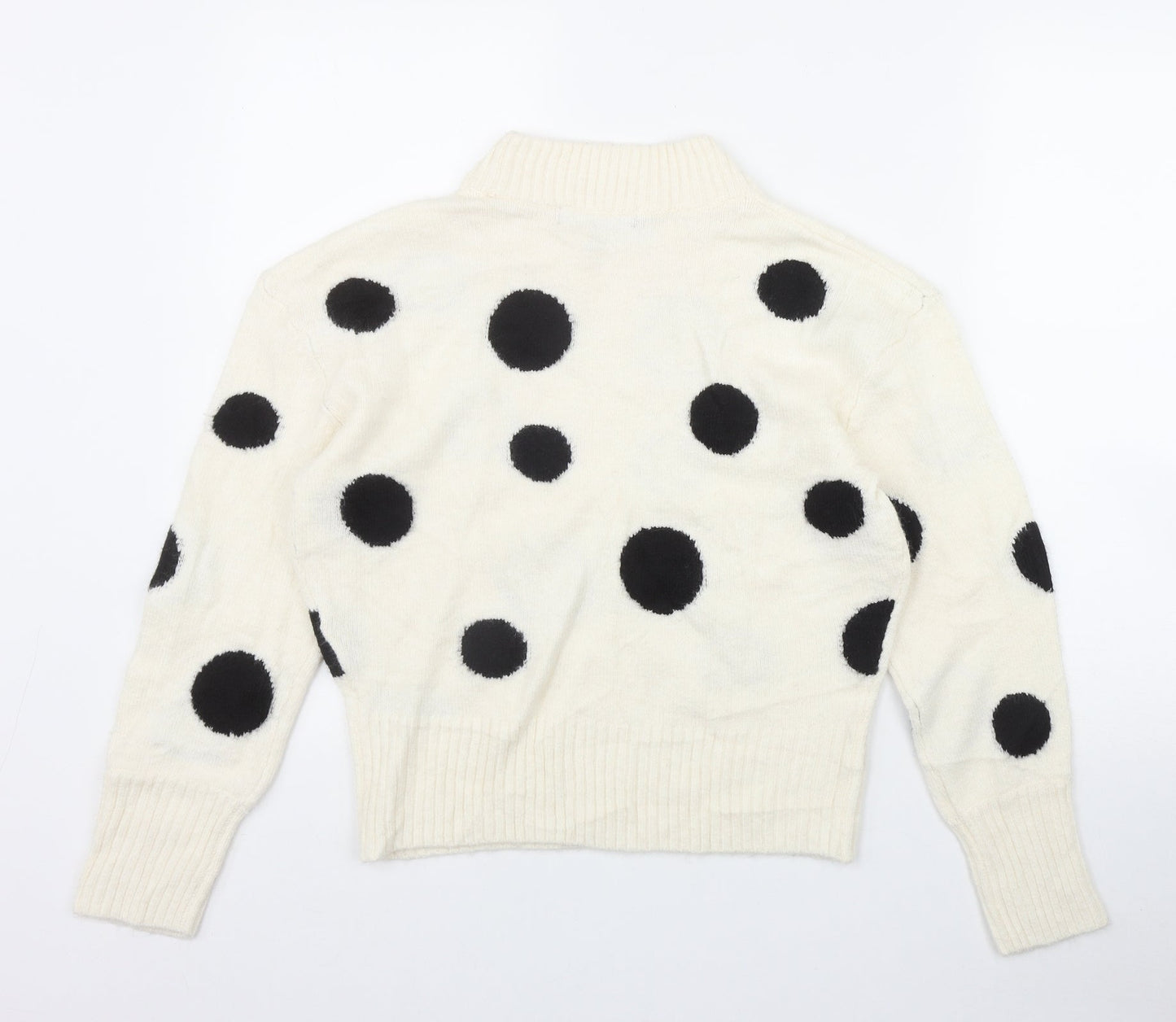 Womens UK Size S Marks and Spencer Ivory Pullover Jumper