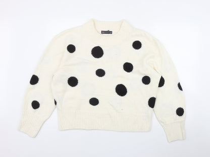 Womens UK Size L Marks and Spencer Ivory Pullover Jumper