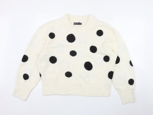 Womens UK Size L Marks and Spencer Ivory Pullover Jumper