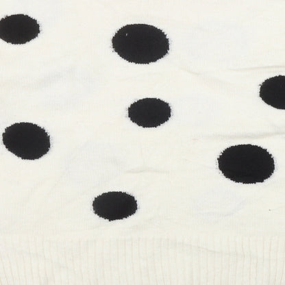 Womens UK Size L Marks and Spencer Ivory Pullover Jumper