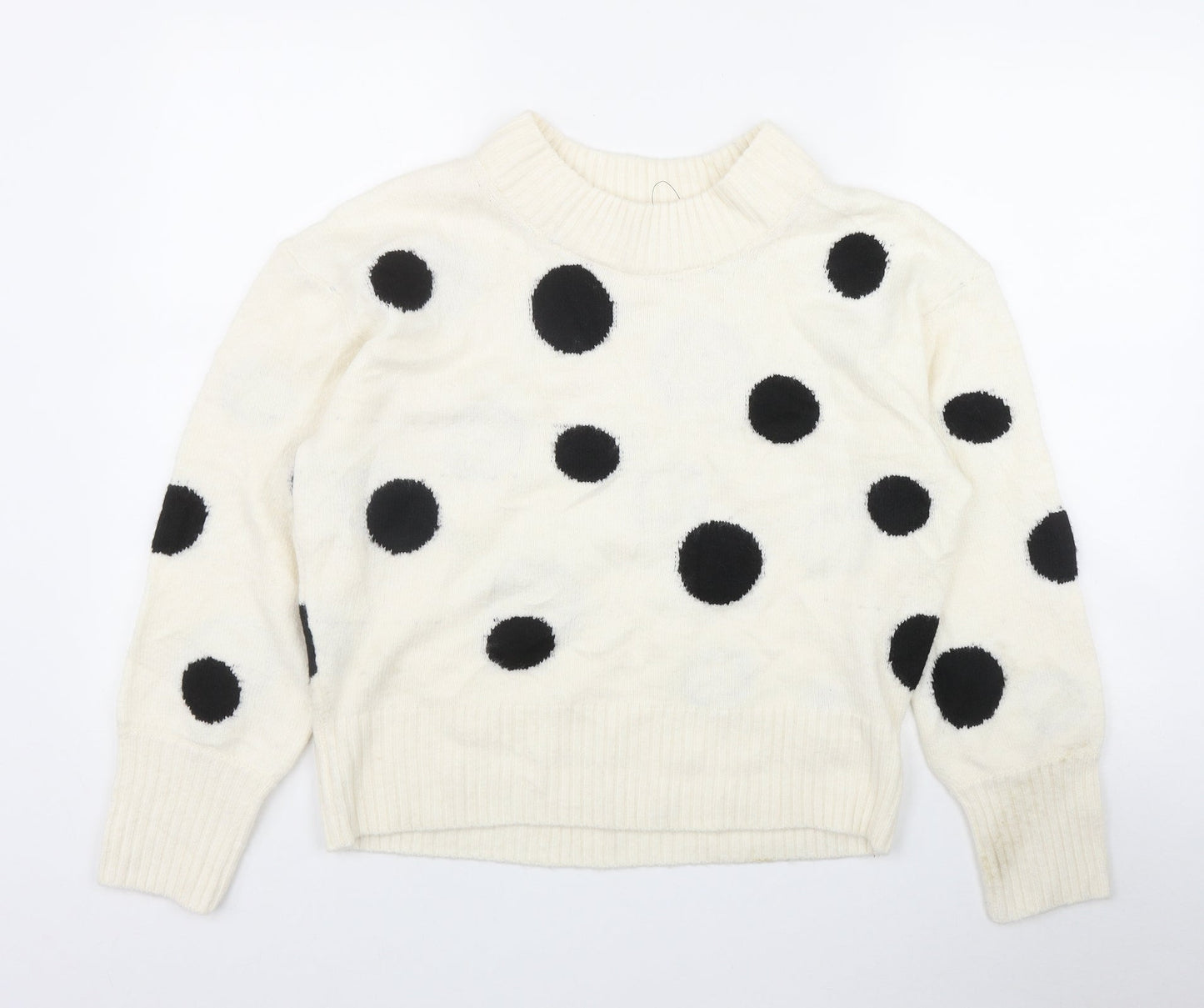 Womens UK Size M Marks and Spencer Ivory Pullover Jumper