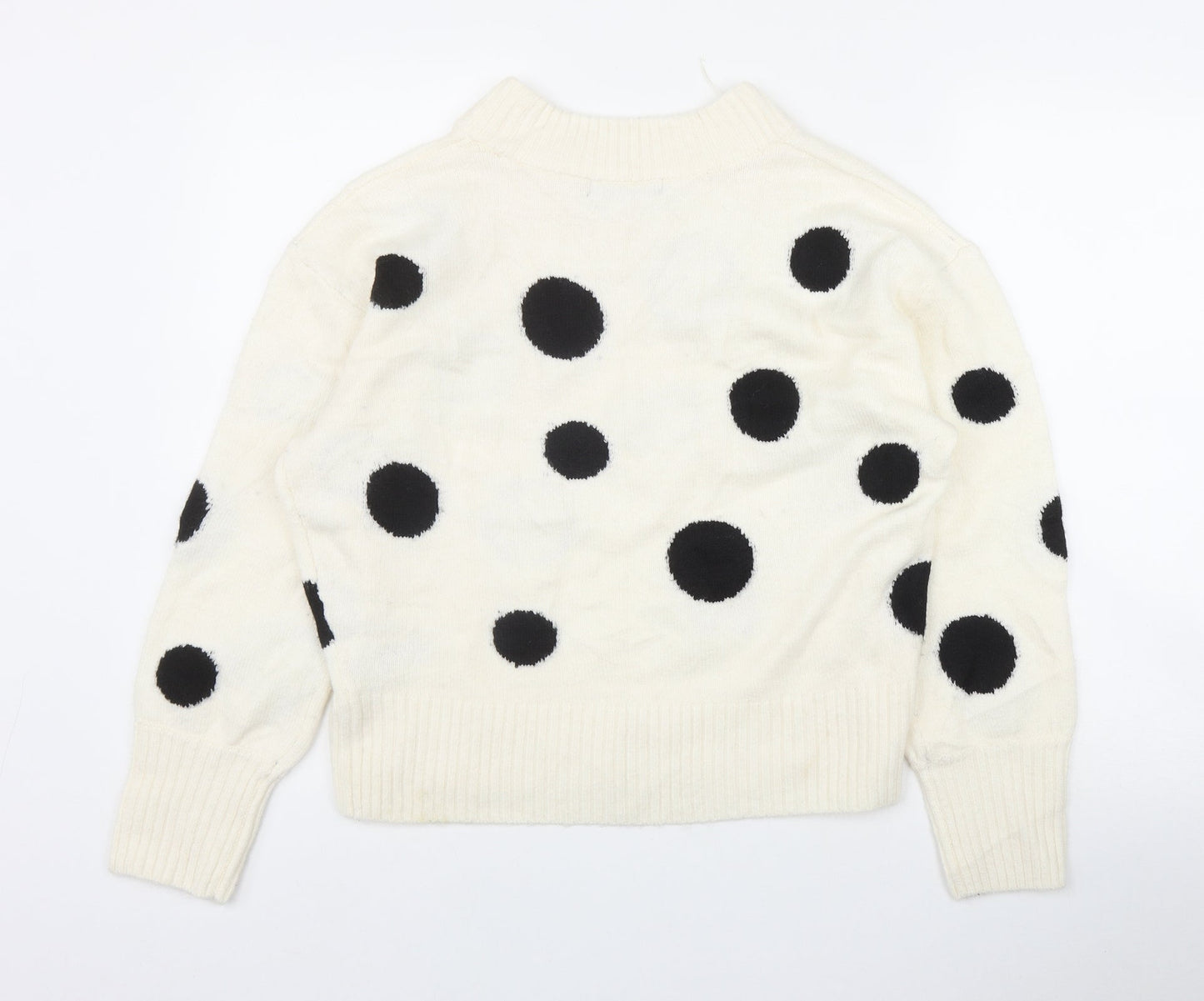 Womens UK Size M Marks and Spencer Ivory Pullover Jumper