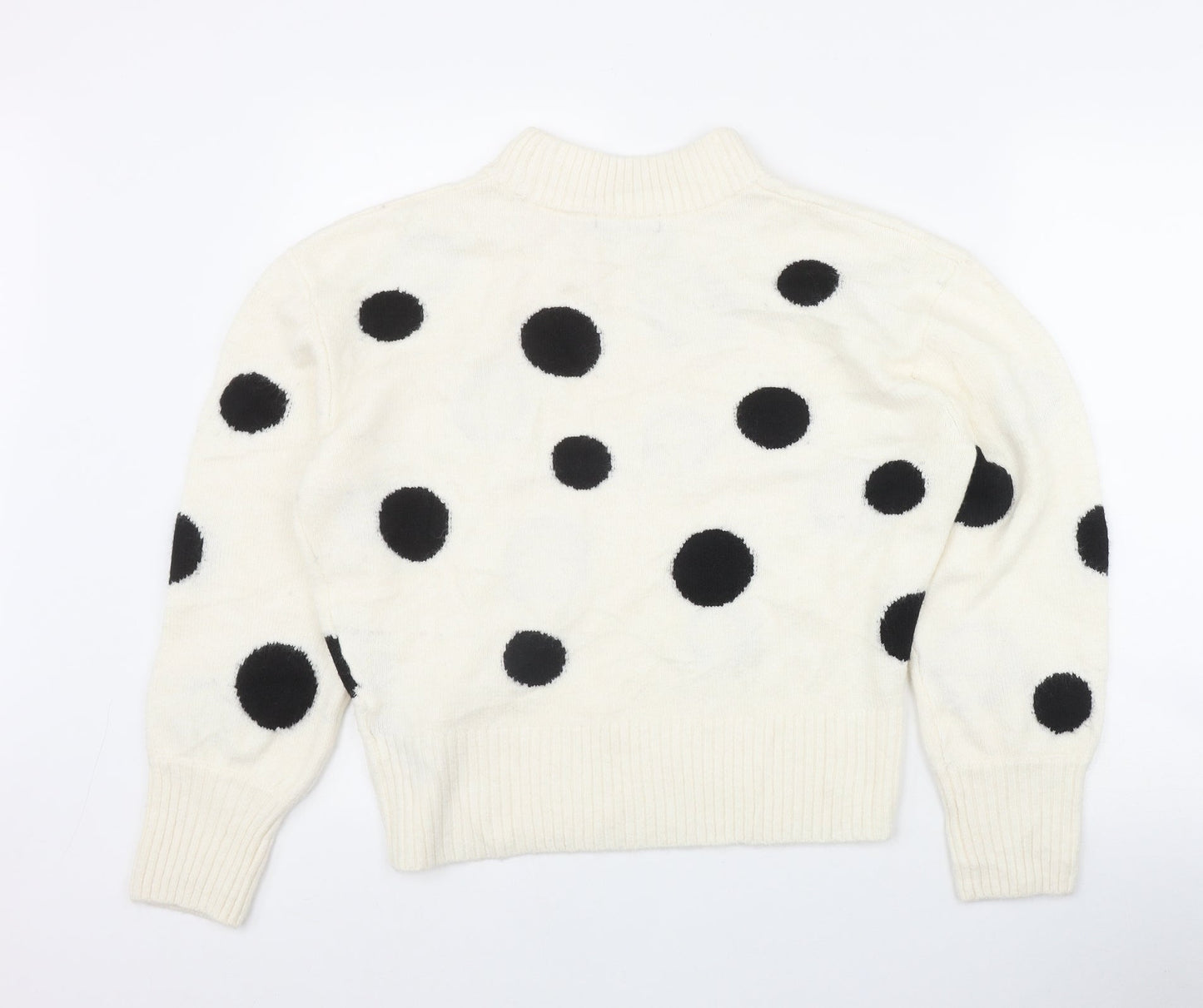 Womens UK Size M Marks and Spencer Ivory Pullover Jumper