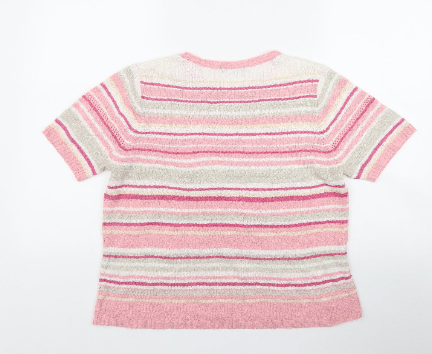 Womens UK Size M BM Pink Pullover Jumper