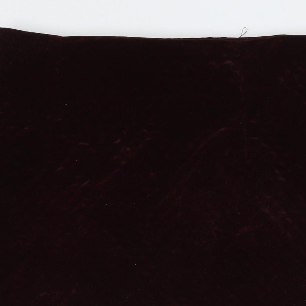 New Look Womens Purple Argyle/Diamond Polyester A-Line Skirt Size 6   Zip