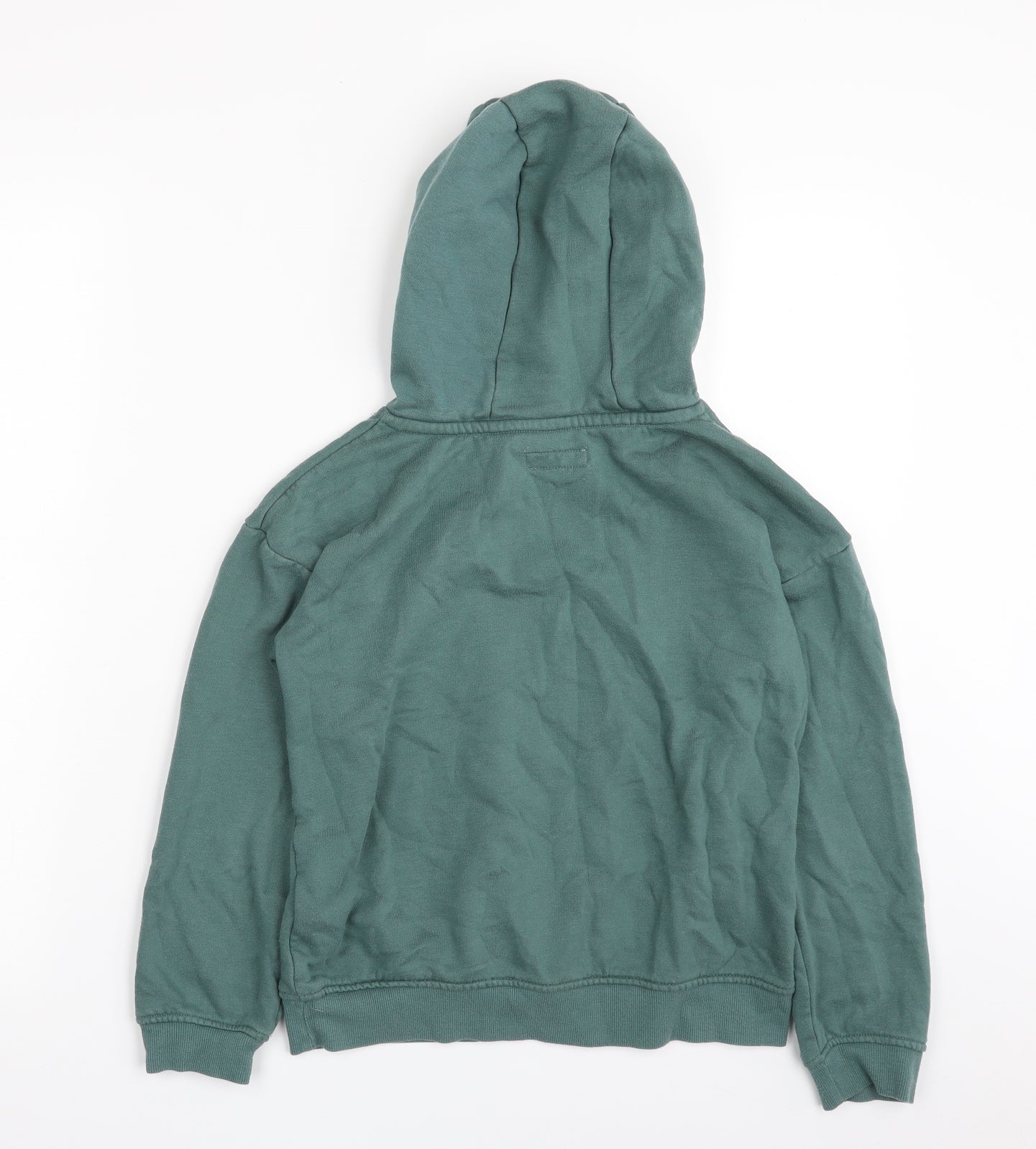 Primark Girls Green  Cotton Pullover Hoodie Size 9-10 Years  Pullover - Grateful
