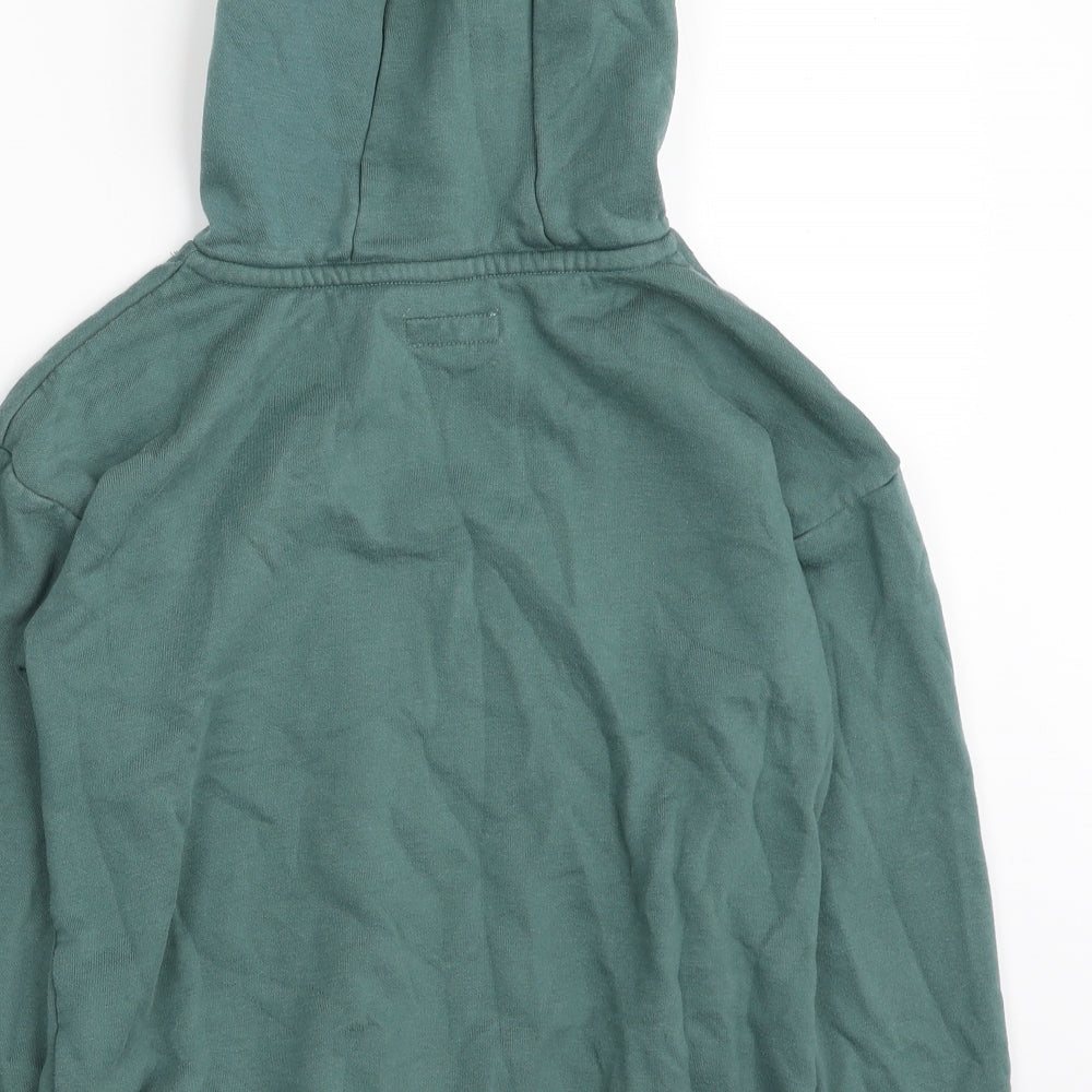 Primark Girls Green  Cotton Pullover Hoodie Size 9-10 Years  Pullover - Grateful