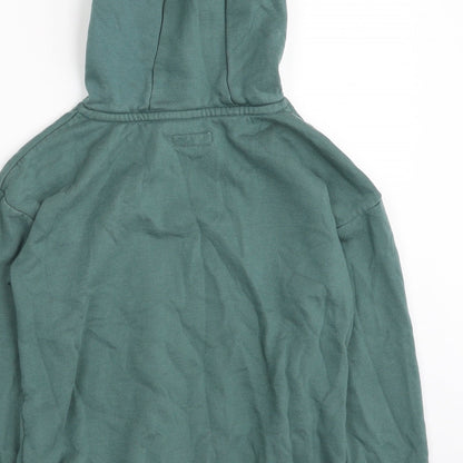 Primark Girls Green  Cotton Pullover Hoodie Size 9-10 Years  Pullover - Grateful