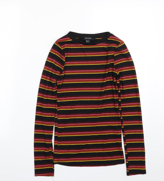 Womens UK Size 6 New Look Black Pullover Jumper