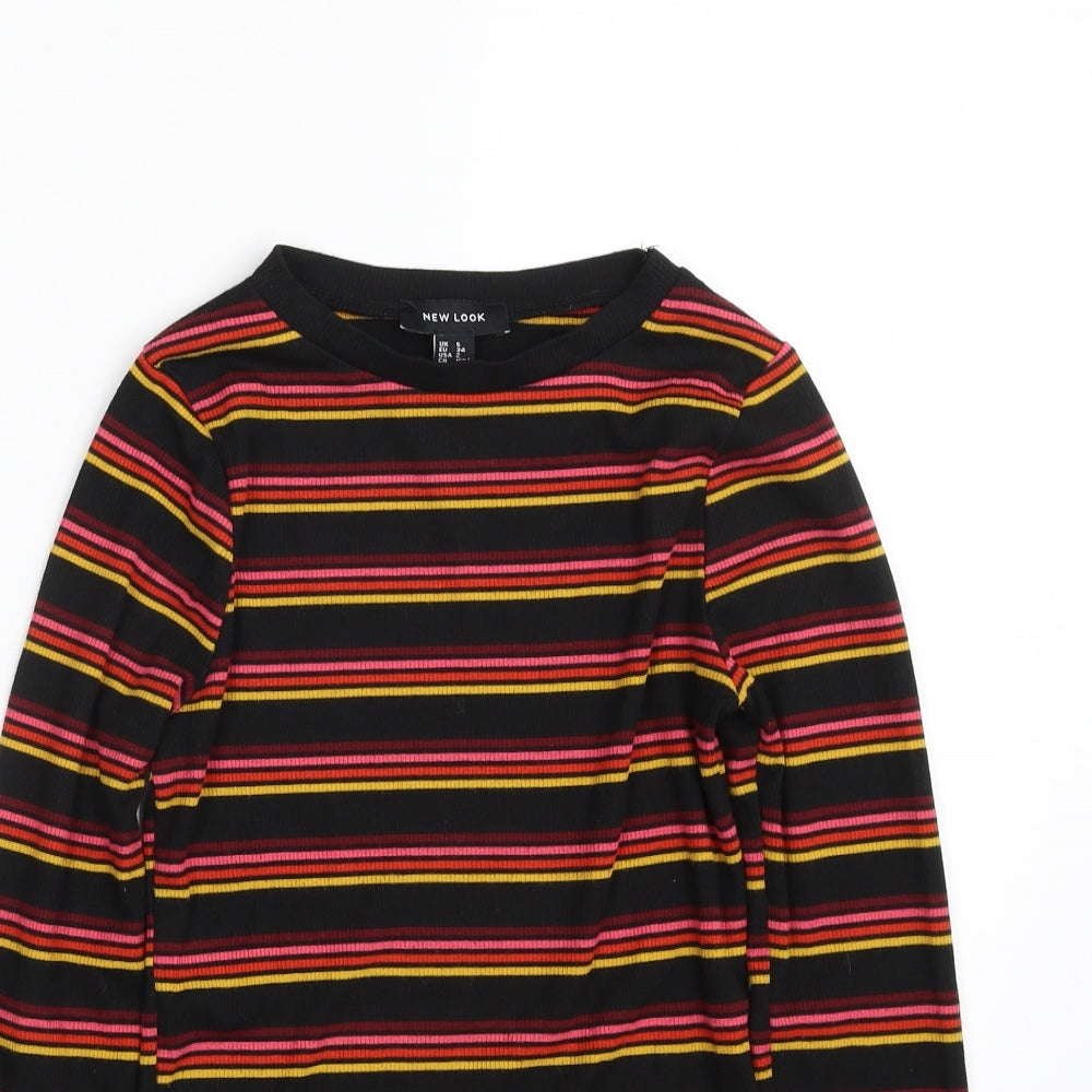 Womens UK Size 6 New Look Black Pullover Jumper