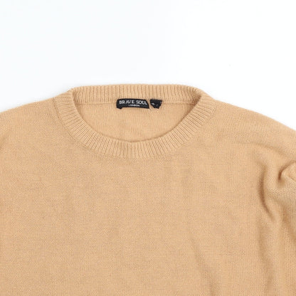Womens UK Size 12 Brave Soul Brown Pullover Jumper