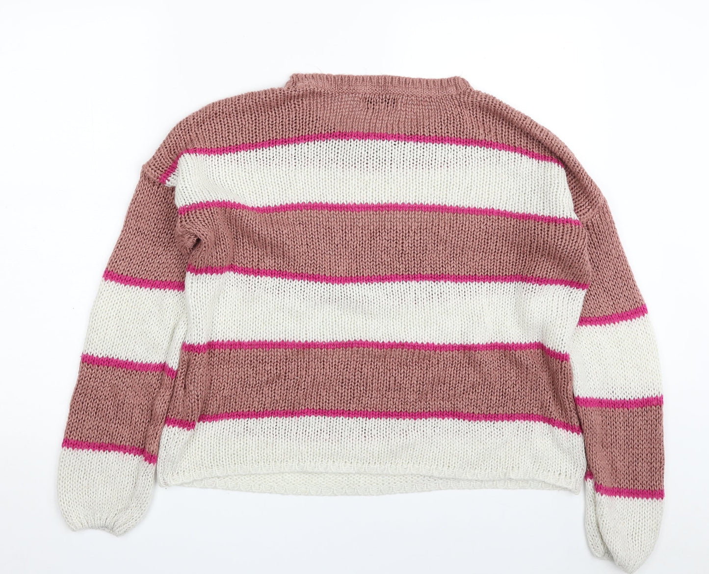 Womens UK Size M Only Pink Pullover Jumper