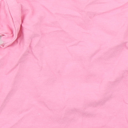 Blue Zoo Girls Pink  100% Cotton Basic T-Shirt Size 9-12 Months Round Neck Pullover - Mummy's Little Angel
