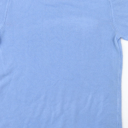 Womens UK Size 10 Papaya Blue Pullover Jumper