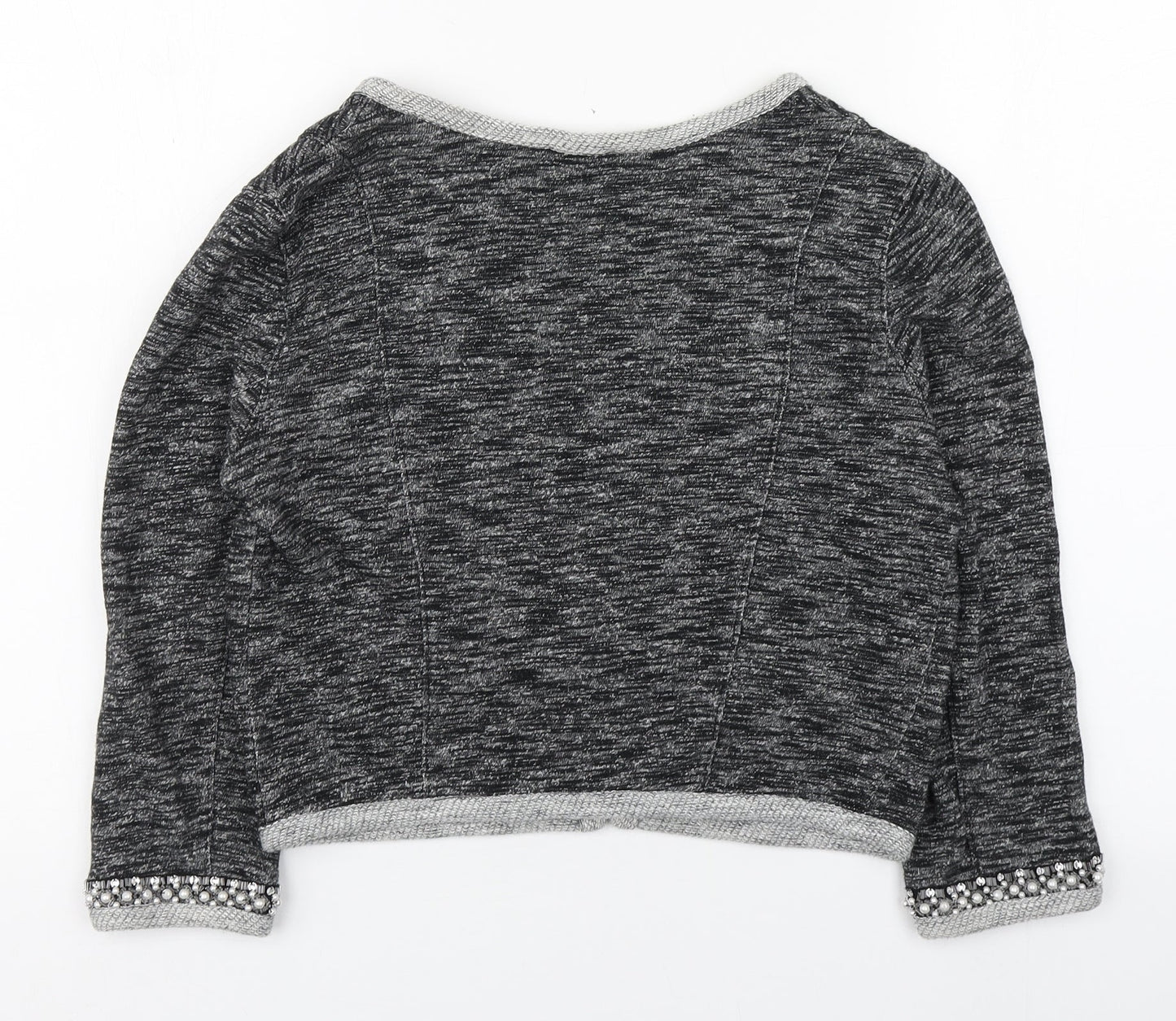 Womens UK Size XS Express Grey Cardigan Jumper