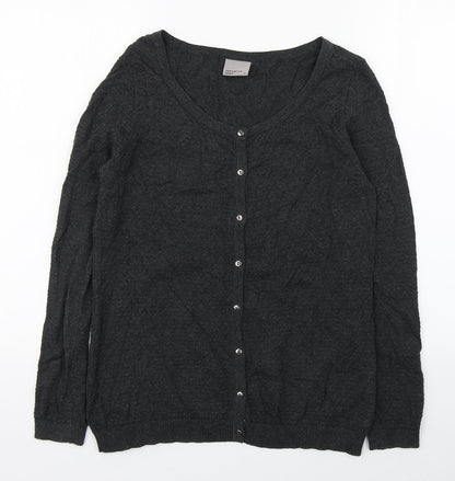 Womens UK Size M VERO MODA Grey Cardigan Jumper