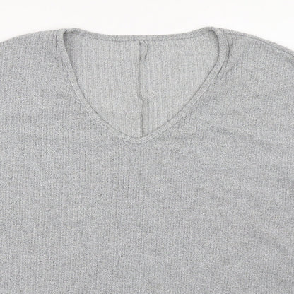 Womens UK Size L Preworn Grey Pullover Jumper