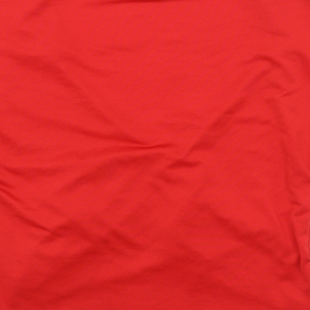 Womens UK Size 10 Miss Selfridge Red Basic Blouse