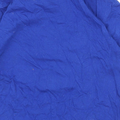 Anbor Boys Blue  100% Cotton Pullover T-Shirt Size 3-4 Years Collared Pullover