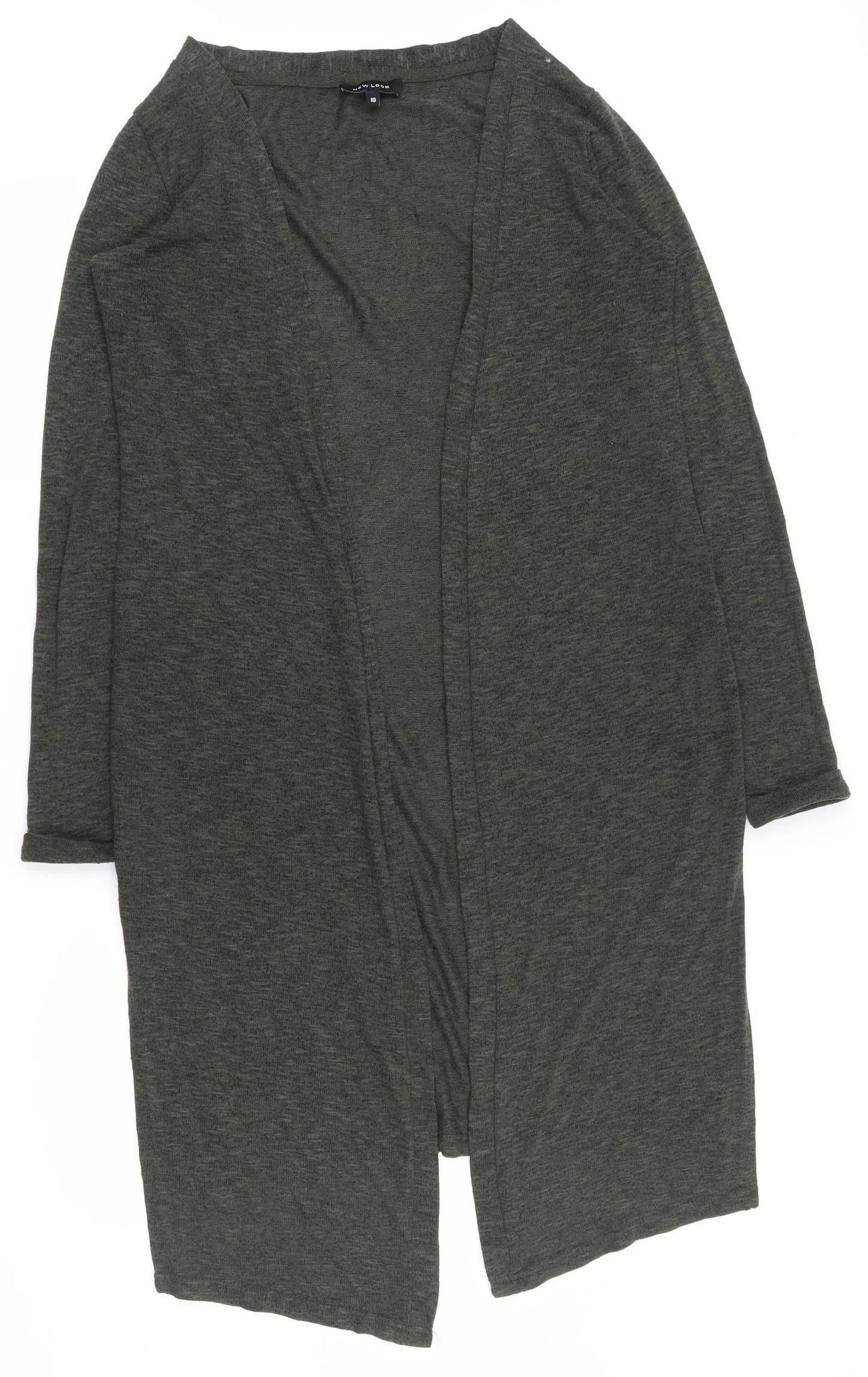 Womens UK Size 10 New Look Green Cape Jumper