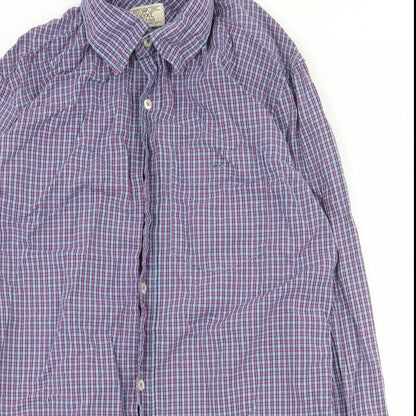 Mens UK Size S NEXT Blue  Button-Up Long Sleeve Casual Shirt