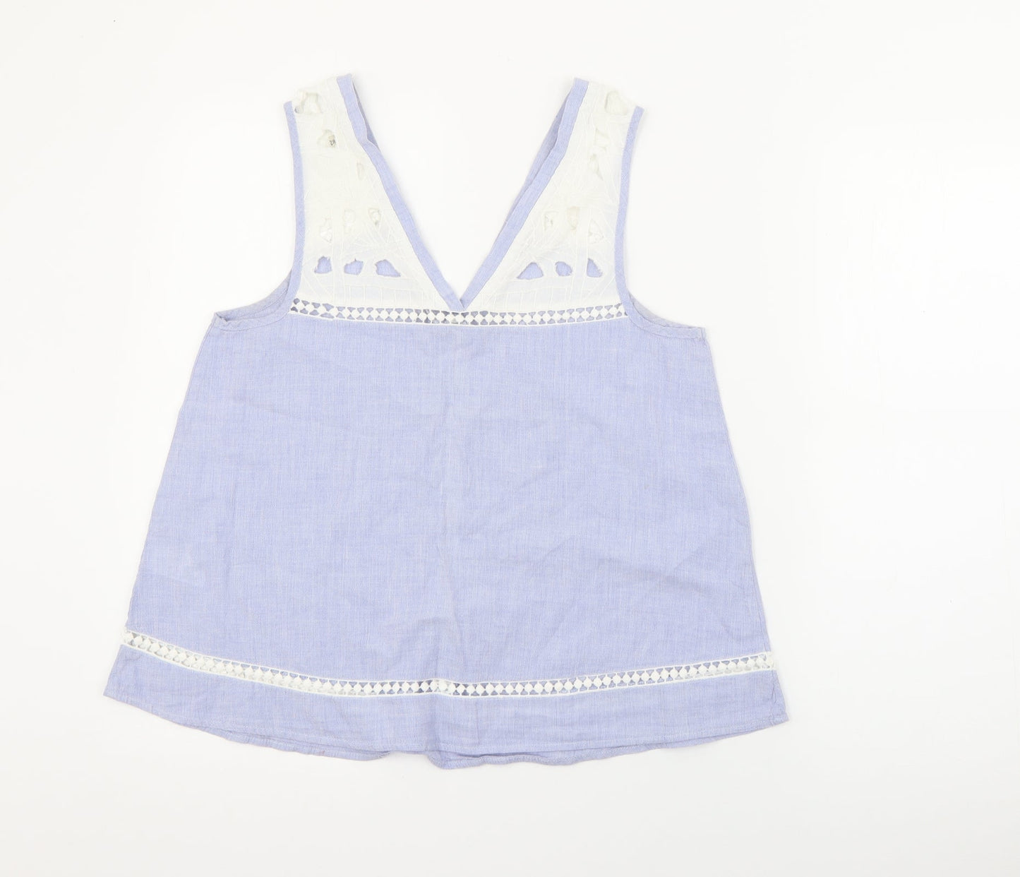 Womens UK Size 10 River Island Blue Camisole Tank