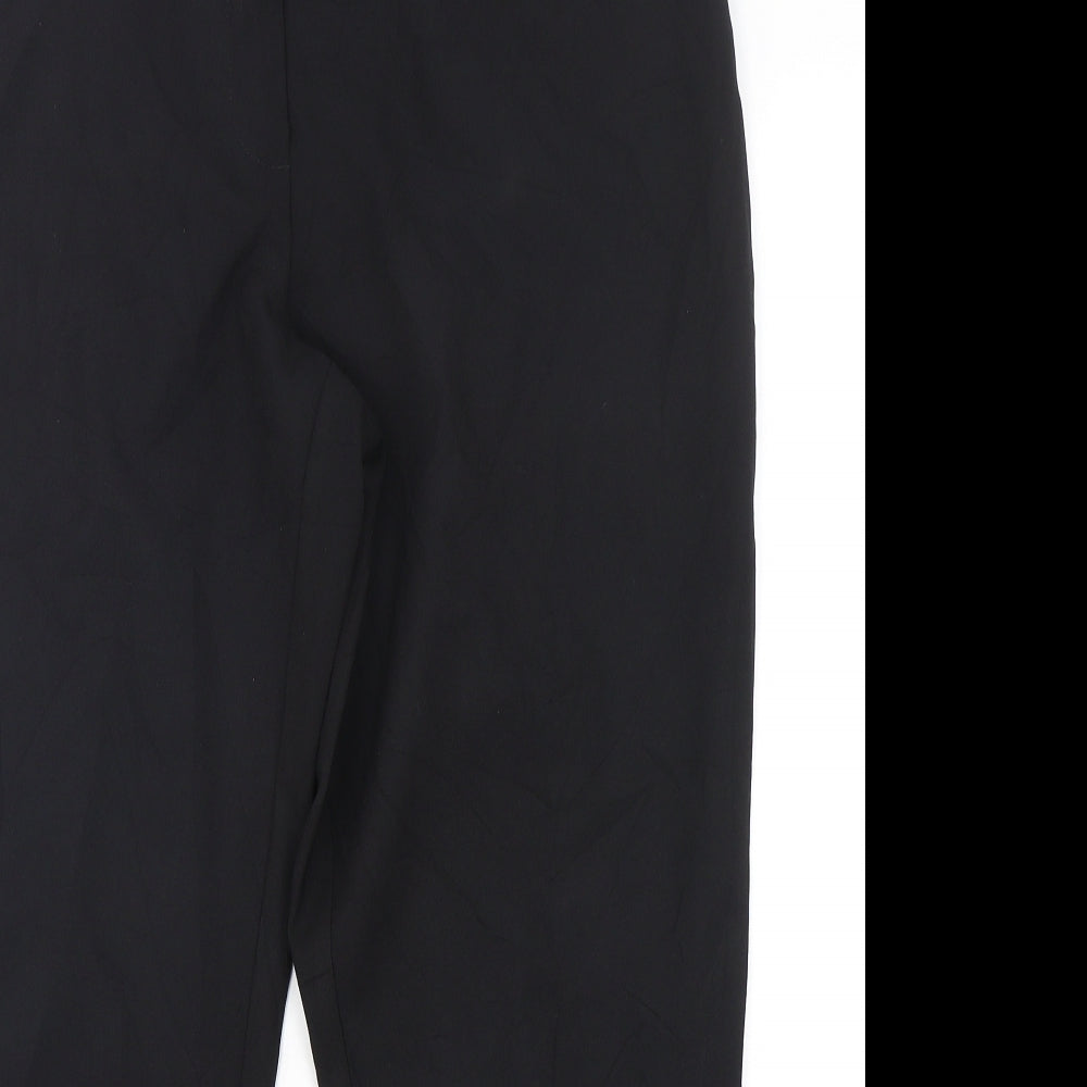 George Mens Black  Polyester Trousers  Size 18 L28 in Regular
