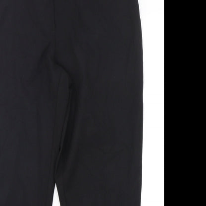 George Mens Black  Polyester Trousers  Size 18 L28 in Regular