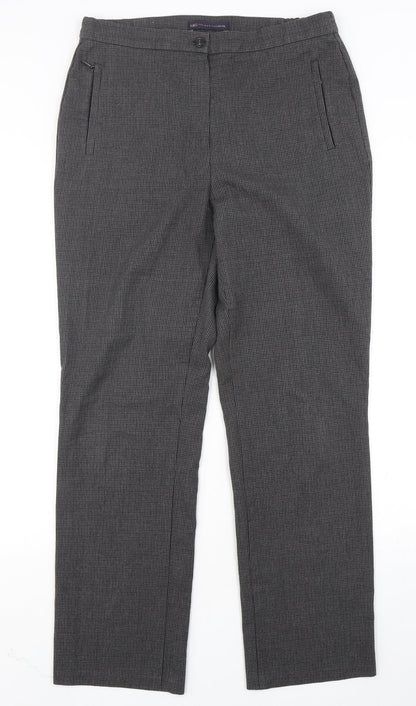 Womens UK Size 10 Marks and Spencer Slim Fit  Grey Trousers