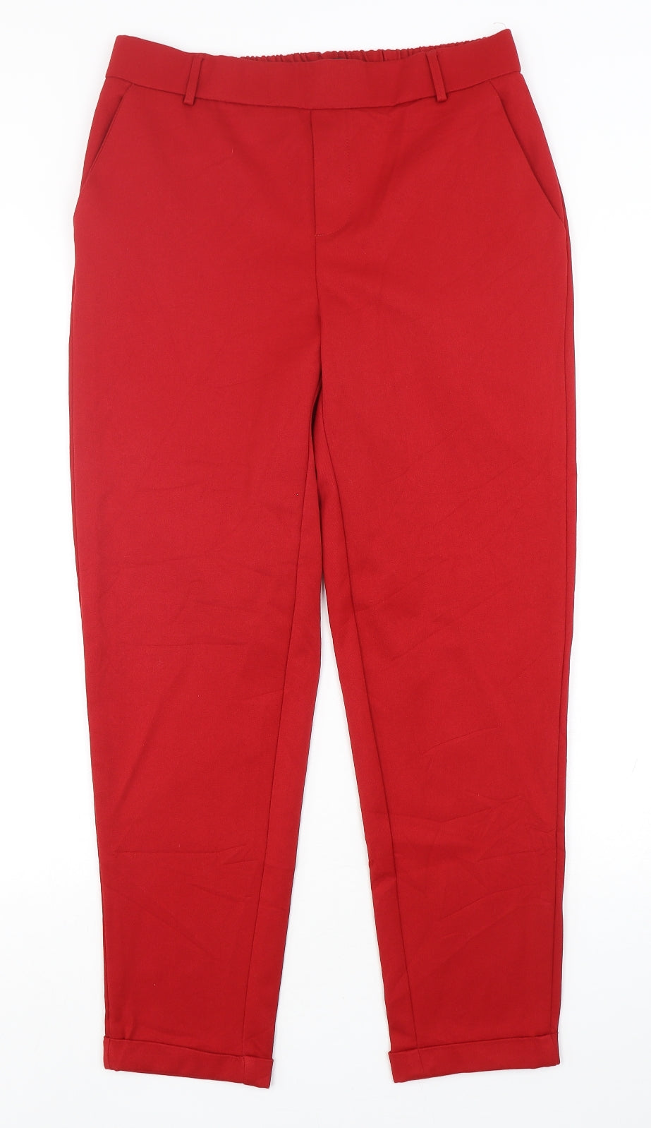 Mens UK Size M VERO MODA Regular Fit  Red Trousers