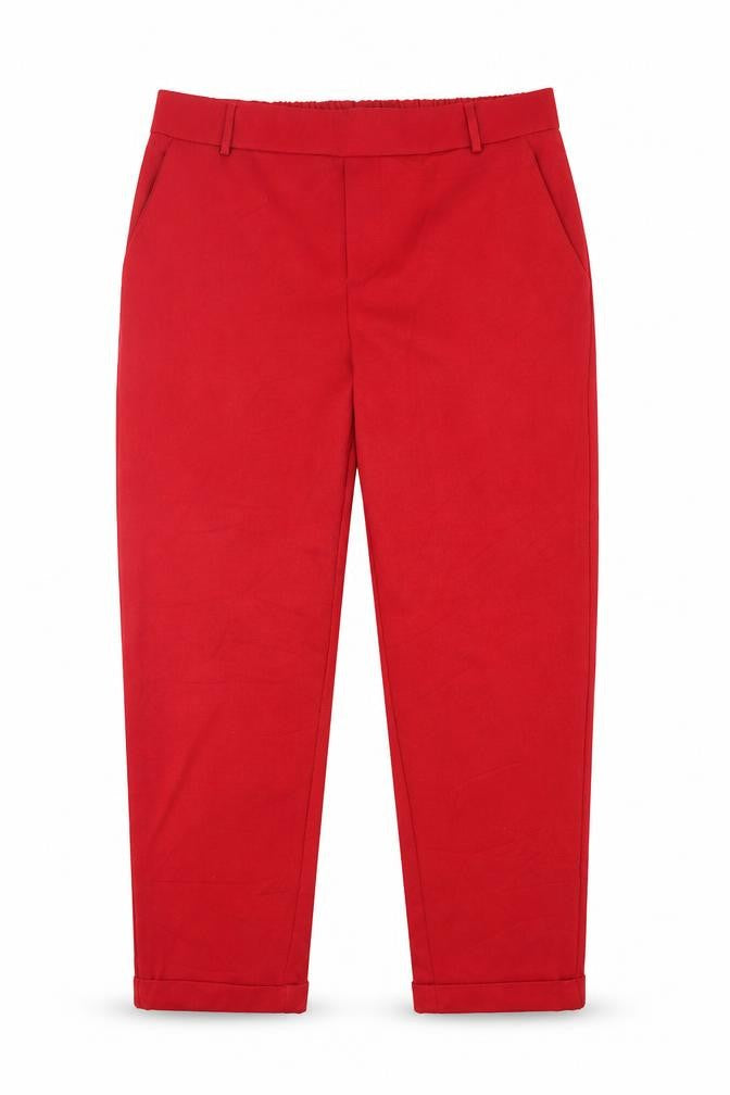 Mens UK Size M VERO MODA Regular Fit  Red Trousers