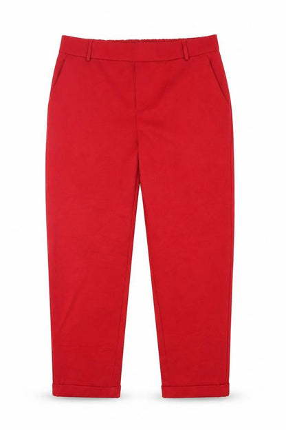 Mens UK Size M VERO MODA Regular Fit  Red Trousers