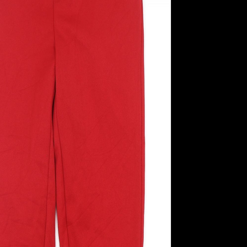 Mens UK Size M VERO MODA Regular Fit  Red Trousers