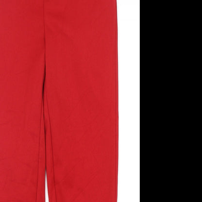 Mens UK Size M VERO MODA Regular Fit  Red Trousers