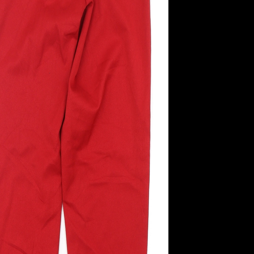 Mens UK Size M VERO MODA Regular Fit  Red Trousers