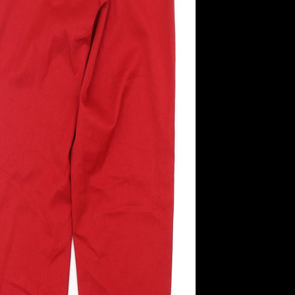 Mens UK Size M VERO MODA Regular Fit  Red Trousers
