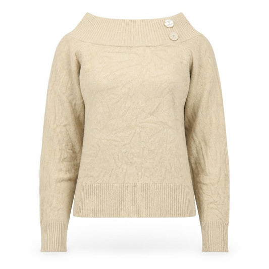 Womens UK Size XL Debbie Morgan Beige Pullover Jumper