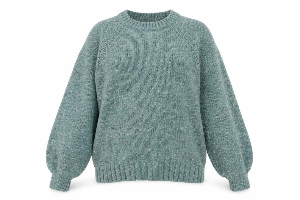 Womens UK Size XS H&M Green Pullover Jumper