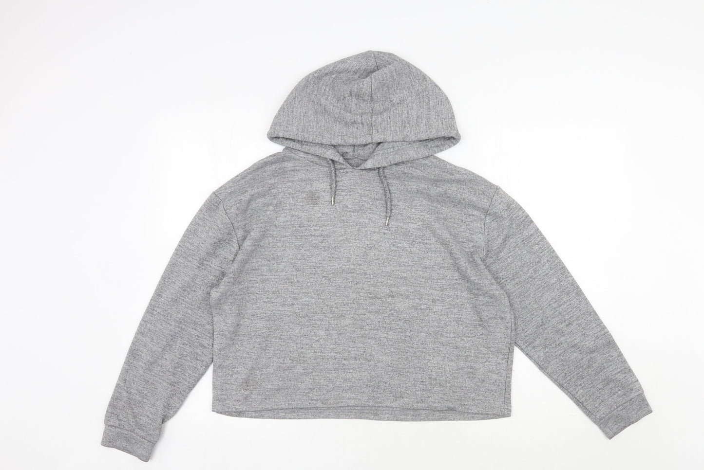 Primark Womens Grey  Polyester Pullover Hoodie Size L  Pullover