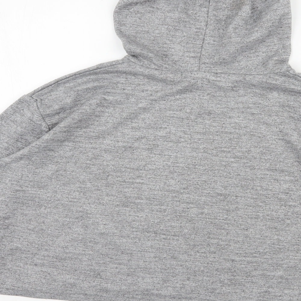 Primark Womens Grey  Polyester Pullover Hoodie Size L  Pullover