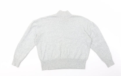 Womens UK Size L Marks and Spencer Grey Pullover Jumper