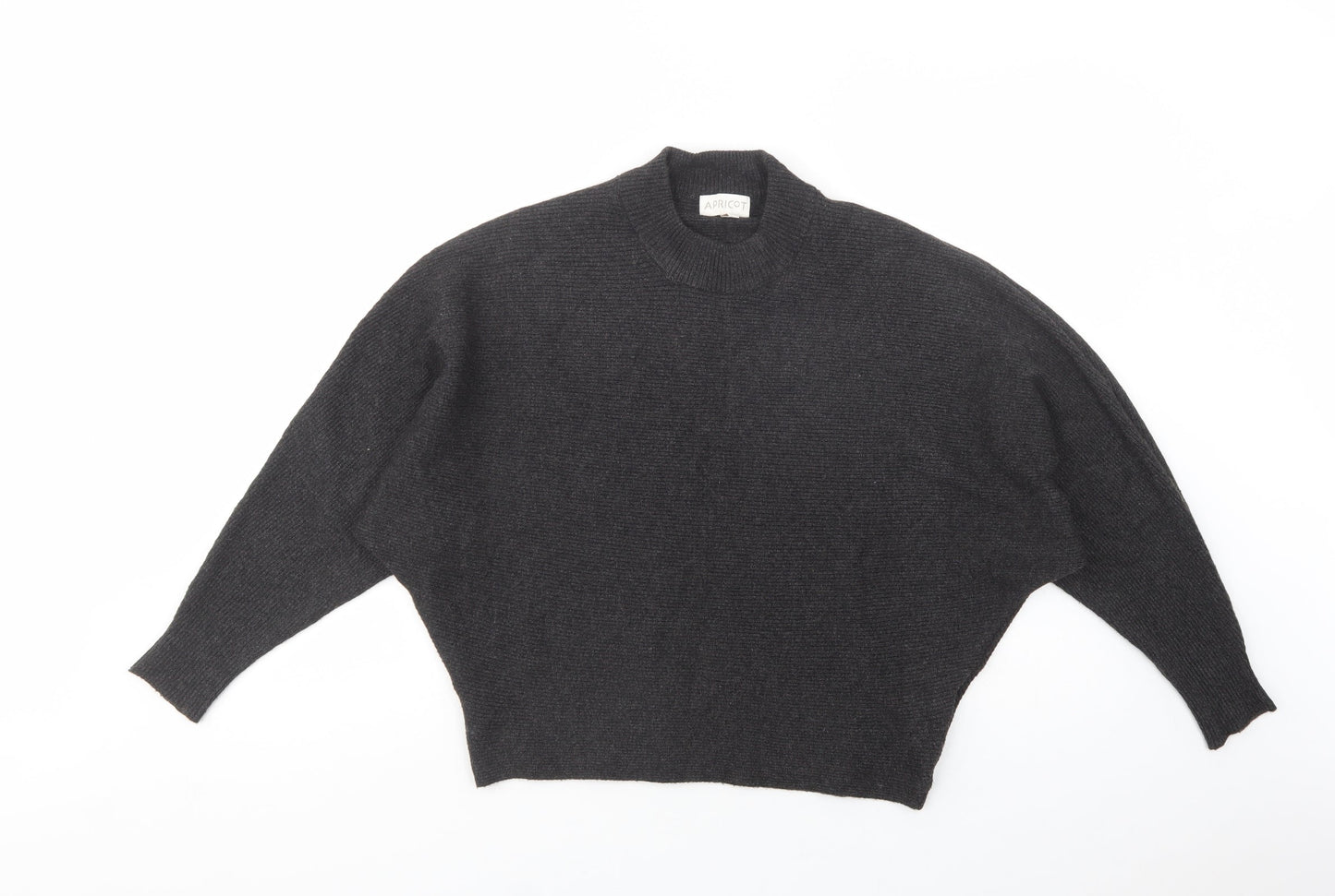 Womens UK Size 10 Apricot Grey Pullover Jumper