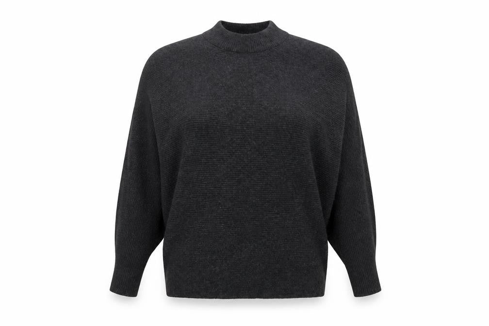 Womens UK Size 10 Apricot Grey Pullover Jumper