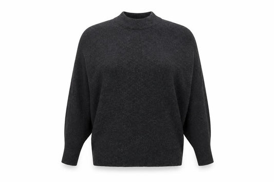 Womens UK Size 10 Apricot Grey Pullover Jumper