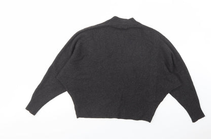 Womens UK Size 10 Apricot Grey Pullover Jumper